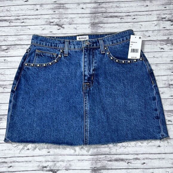 Hudson The Viper Denim Mini Skirt - Picture 11 of 12